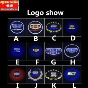 Planet Gates Car welcome door light Ghost Shadow Light for Geely Emgrand 7 EC7 EC715 EC718 Emgrand7 E7 ,EC7-RV EC715-RV EC718-RV,EV