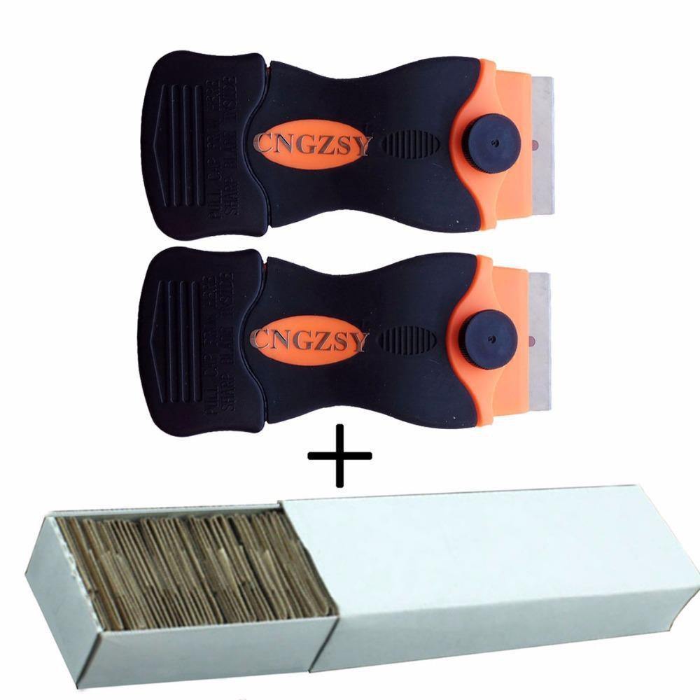 Planet Gates Car Wrap Tools Window Cleaning Razor Scraper Replacement Blade Mobile Screen Cleaner Glass Oven Ceramic Remover 2E12+E13