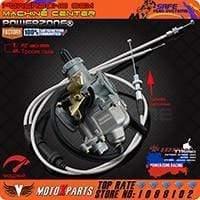 Planet Gates Carb Straight Cable PZ30 30mm Carburetor Accelerating Pump Racing  200cc 250cc For Keihin ABM IRBIS TTR 250 With Dual Throttle Cable