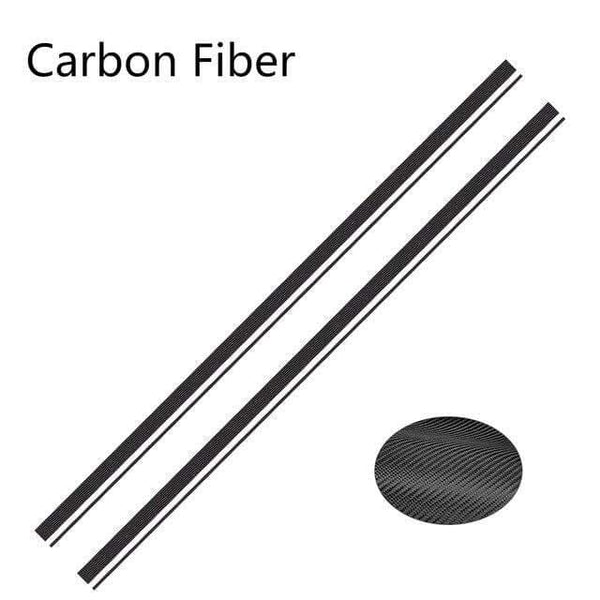 Planet Gates Carbon Fiber Car Side Stripes Stickers Vinyl Film Auto Decoration Decals For Volkswagen Cross Up GT Styling Automobile Car Tuning Accessories