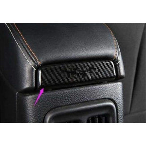 Planet Gates Карбонов цвят ABS интериор на автомобила задна кутия за подлакътници за Jeep Compass 2017 2018 стилизиране на аксесоари за интериор на автомобила