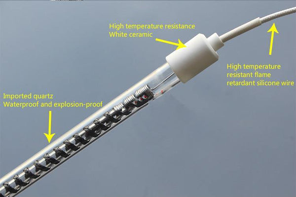 Carbon Fiber Electric Heating Tube Carbon Fiber Heater  High-power Mechanical Equipment Quartz Industrial Heating Tube 220V