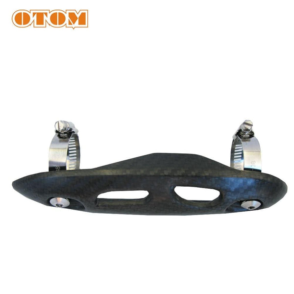 Planet Gates Carbon Fiber Exhaust Muffler Pipe Protection Heat Shield Cover Guard  Motocross Dirt Street Bike For KTM HONDA KAWASAKI