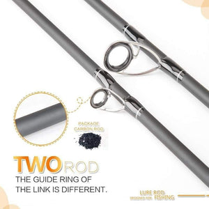Planet Gates Carbon Fiber Fishing Rod 2.1m 2.4m 2.7m 3.0m 4 Section Spinning Casting Travel Lure Rod Fishing Tackle Accessories