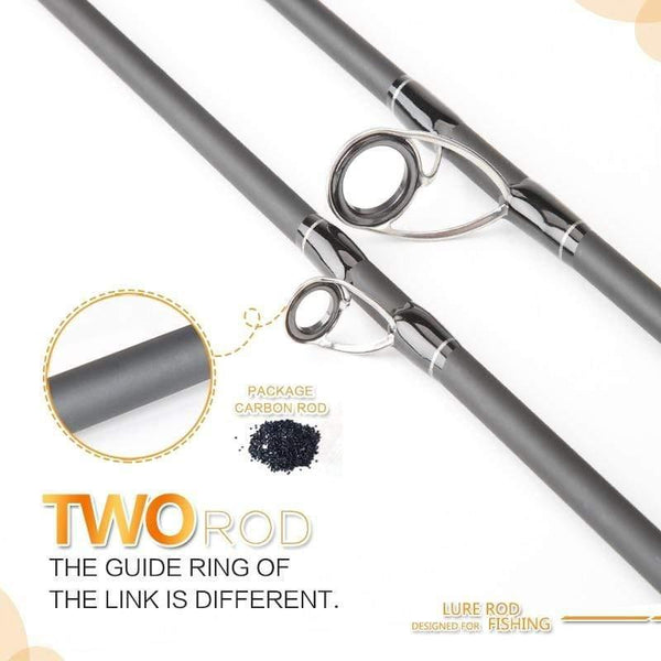 Planet Gates Carbon Fiber Fishing Rod 2.1m 2.4m 2.7m 3.0m 4 Section Spinning Casting Travel Lure Rod Fishing Tackle Accessories