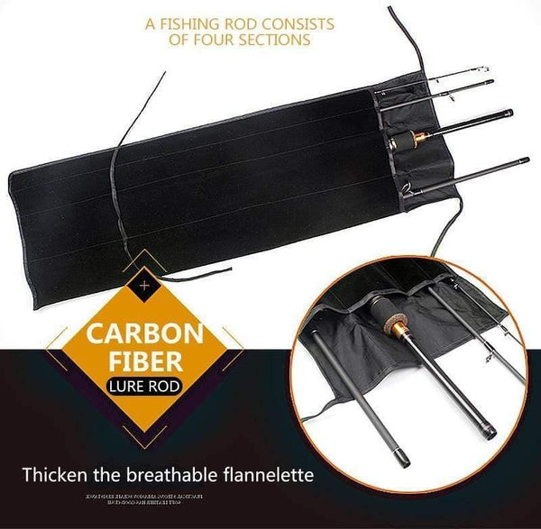 Planet Gates Carbon Fiber Fishing Rod 2.1m 2.4m 2.7m 3.0m 4 Section Spinning Casting Travel Lure Rod Fishing Tackle Accessories