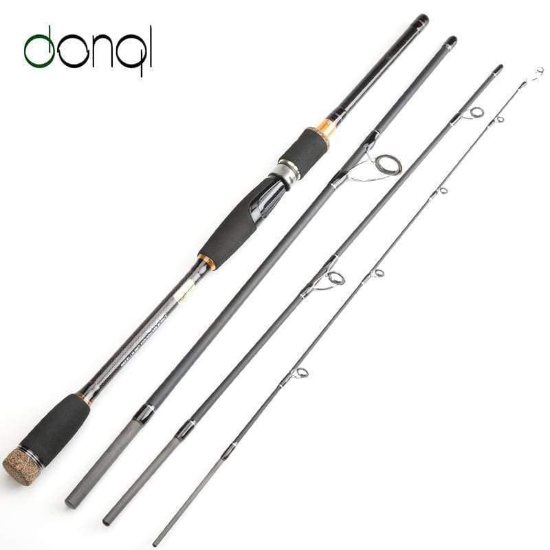 Planet Gates Carbon Fiber Fishing Rod 2.1m 2.4m 2.7m 3.0m 4 Section Spinning Casting Travel Lure Rod Fishing Tackle Accessories