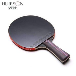 Planet Gates Carbon Fiber Table Tennis Racket With Double Face Pimples-in Racket Rubber Table Tennis Bat Short Long Handle