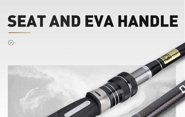 Planet Gates Carbon Fishing Rod 2.7m 3.0m M MH Power 10-45g Baitcasting Rod Sea Bass Inshore Fishing Rod 3 Sections Spinning Rod