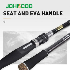 Planet Gates Carbon Fishing Rod 2.7m 3.0m M MH Power 10-45g Baitcasting Rod Sea Bass Inshore Fishing Rod 3 Sections Spinning Rod