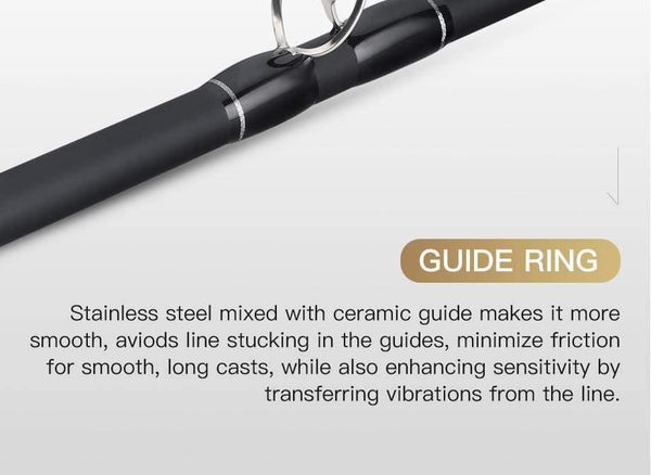 Planet Gates Carbon Fishing Rod 2.7m 3.0m M MH Power 10-45g Baitcasting Rod Sea Bass Inshore Fishing Rod 3 Sections Spinning Rod