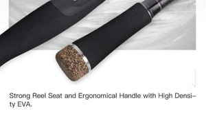 Planet Gates Carbon Fishing Rod 2.7m 3.0m M MH Power 10-45g Baitcasting Rod Sea Bass Inshore Fishing Rod 3 Sections Spinning Rod