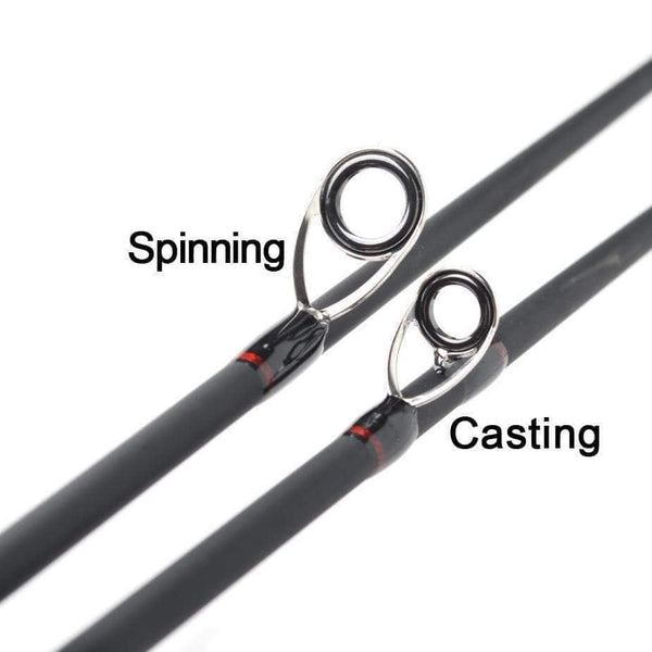 Planet Gates Carbon Fishing Rod Casting Spinning 2.1m 2.4m 3 Section M Power 6-16g Fast Action Lure Rod Travel Fishing Tackle