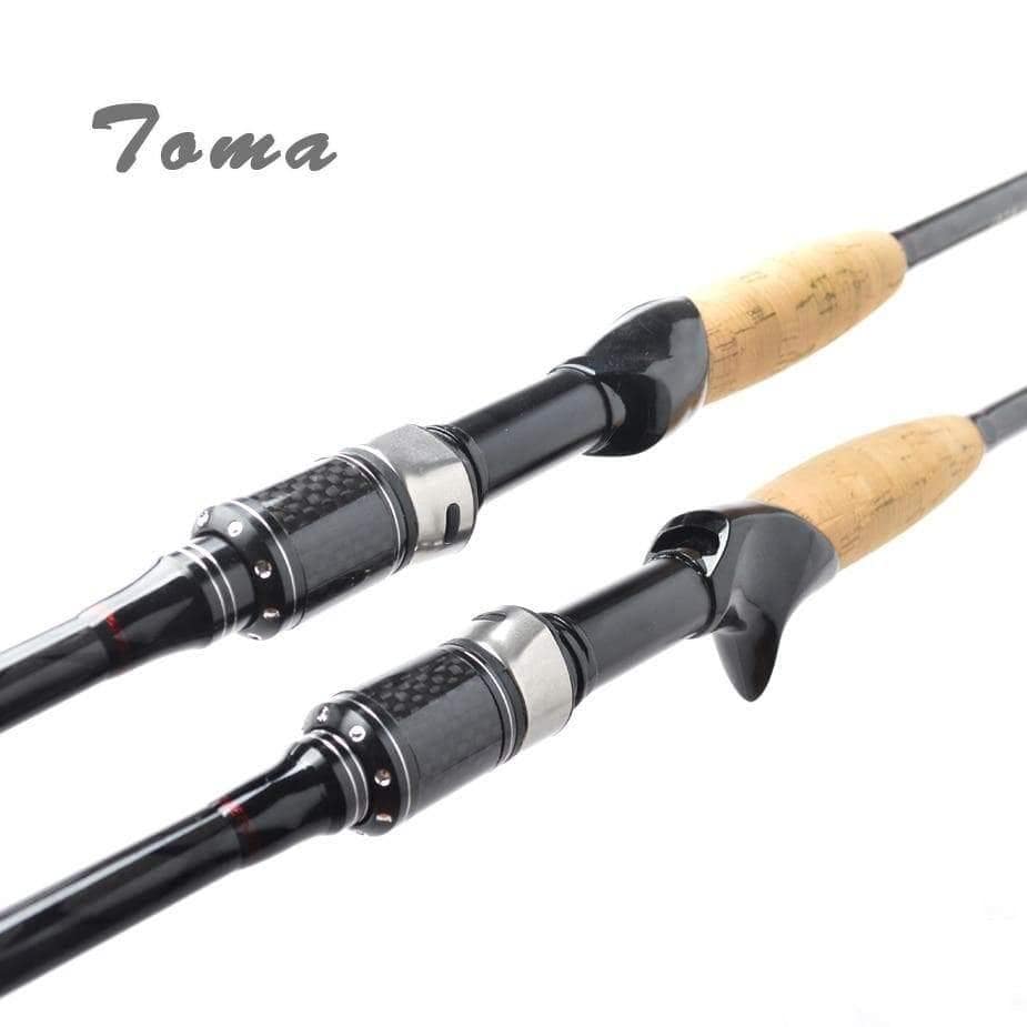 Planet Gates Carbon Fishing Rod Casting Spinning 2.1m 2.4m 3 Section M Power 6-16g Fast Action Lure Rod Travel Fishing Tackle