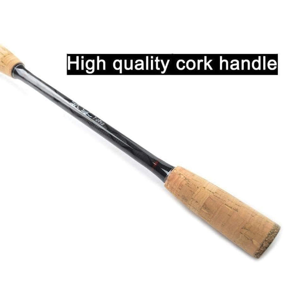 Planet Gates Carbon Fishing Rod Casting Spinning 2.1m 2.4m 3 Section M Power 6-16g Fast Action Lure Rod Travel Fishing Tackle