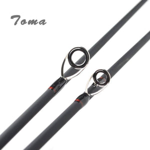 Planet Gates Carbon Fishing Rod Casting Spinning 2.1m 2.4m 3 Section M Power 6-16g Fast Action Lure Rod Travel Fishing Tackle
