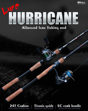 Planet Gates Carbon fishing rod obei portable travel spin cast 1.8m 2.1m 2.4m 2.7m 3 section ultra light lure fishing rod