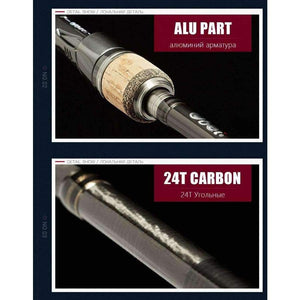 Planet Gates Carbon portable travel spin cast lure 3 section ultra light fishing rod obei fishing tackle