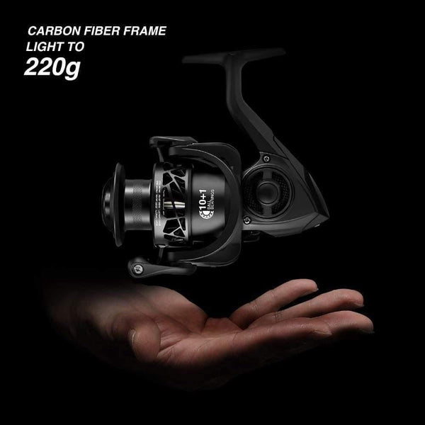 Planet Gates Carbon X Spinning Reel Light to 162g 5.2:1 / 6.2:1 Gear Ratio 11 BB 1000 2000 3000 4000 Saltwater Fishing Reel