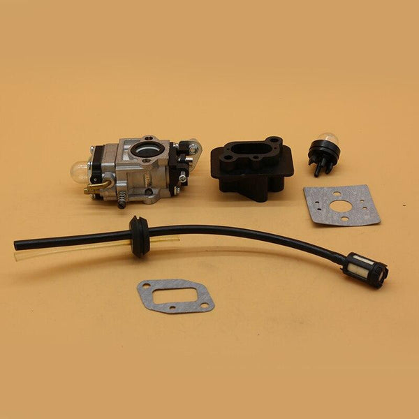 Planet Gates Carburetor Base Connector Intake Manifold Fuel Hose 43cc 52cc BC430 BC520 1E40F-5 44F-5 Garden Motor Brush Cutter Trimmer