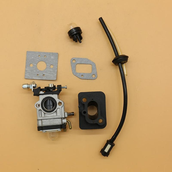 Planet Gates Carburetor Base Connector Intake Manifold Fuel Hose 43cc 52cc BC430 BC520 1E40F-5 44F-5 Garden Motor Brush Cutter Trimmer