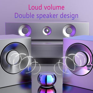 Planet Gates Caridite 2021 Popular Tws Super Mini Multi-Function Outdoor Sports Portable Round Small Steel Cannon Wireless Bt Speaker