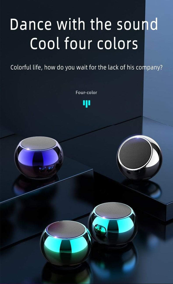 Planet Gates Caridite 2021 Popular Tws Super Mini Multi-Function Outdoor Sports Portable Round Small Steel Cannon Wireless Bt Speaker