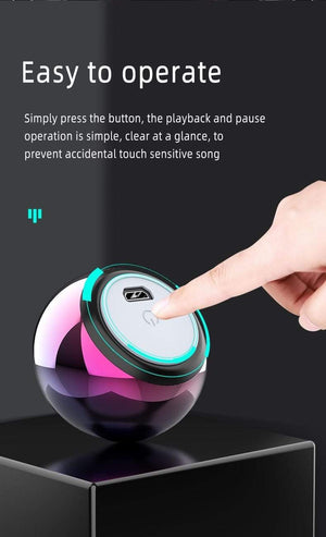 Planet Gates Caridite 2021 Popular Tws Super Mini Multi-Function Outdoor Sports Portable Round Small Steel Cannon Wireless Bt Speaker