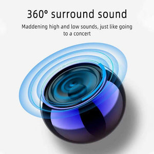 Planet Gates Caridite 2021 Popular Tws Super Mini Multi-Function Outdoor Sports Portable Round Small Steel Cannon Wireless Bt Speaker