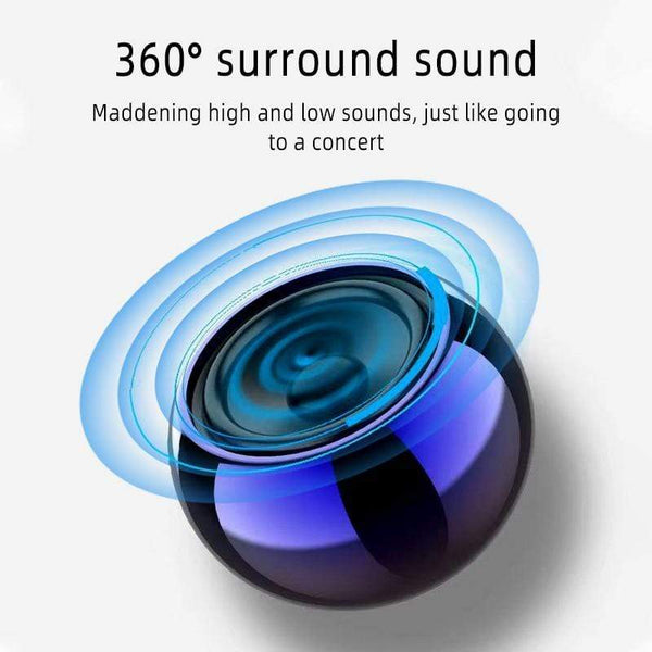 Planet Gates Caridite 2021 Popular Tws Super Mini Multi-Function Outdoor Sports Portable Round Small Steel Cannon Wireless Bt Speaker