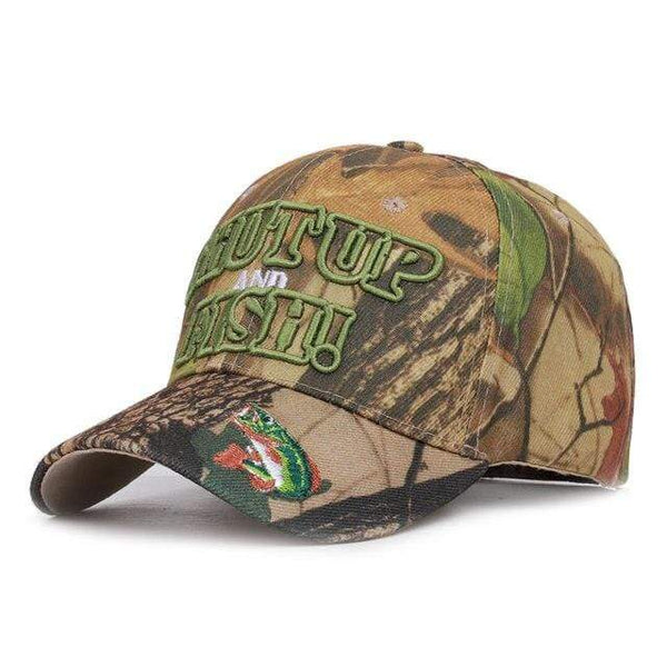 Planet Gates carp / Adjustable 56-60cm Camouflage Fishing Baseball Caps For Men Embroidery Deer 2021 Summer Cap Male Gorro Hombre Fitted Designer Military Hat Hip Hop