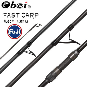 Planet Gates Carp fishing rod  Carbon Fiber Fuji  Spinning Rod pesca 4.25lb power 40-160g 3.60m Hard Pole Surf Rod