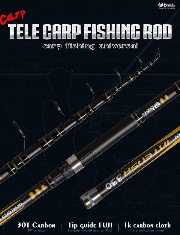 Planet Gates Carp fishing rod telescopic portable professional Ultra Light expert travel 3.3m 3.6m 3.25lbs obei