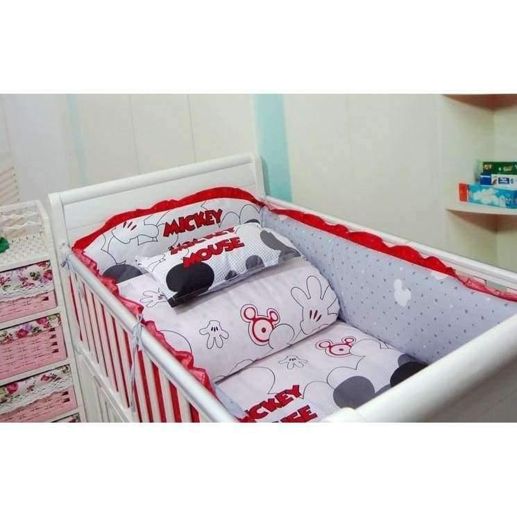 Planet Gates Cartoon 6/7/9PCS Crib Bedding Sets,Kids Accessory Newborn Baby Bed Set,