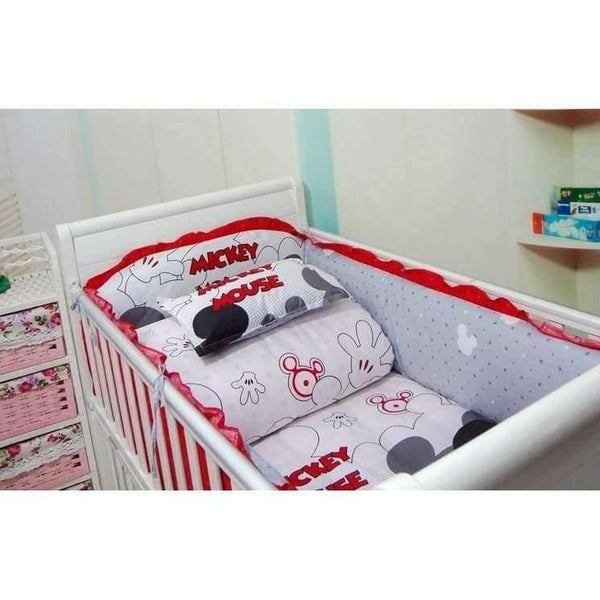 Planet Gates Cartoon 6/7/9PCS Crib Bedding Sets,Kids Accessory Newborn Baby Bed Set,
