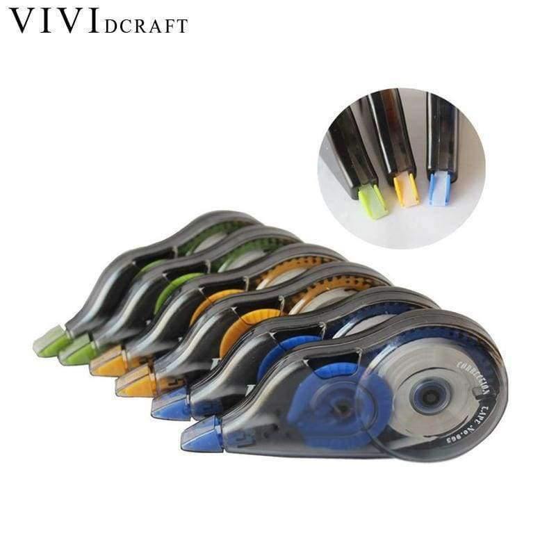 Planet Gates Cartoon 6pcs/Set 60m Correction Tape Set Cinta Correctora Kawaii Scrapbook Stationery Papeleria Office School Supply