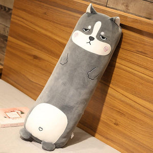 Planet Gates Cartoon Animal Dinosaur Pig Bunny Teddy Bear Husky Duck Plush Toys Stuffed Soft Long Sleep Pillow Doll Cushion Kids Girls Gift