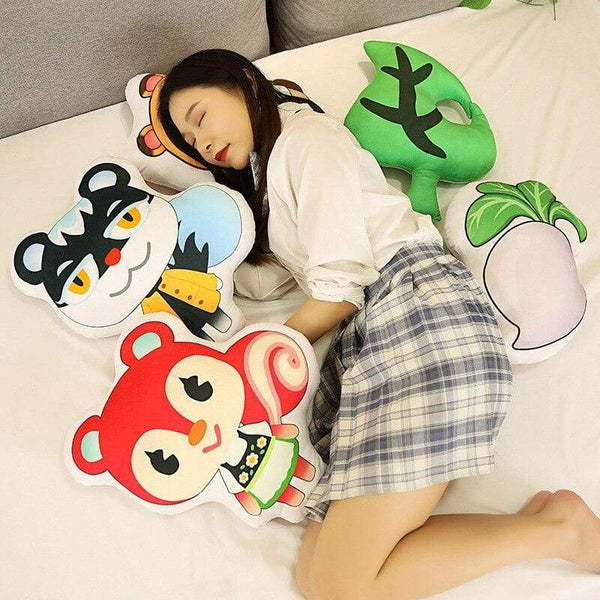Planet Gates Cartoon Crossing Toys Plush Pillow Animal Crossing Cosplay Kawaii Soft Raccoon Blinder Cute Raccoon For Children Kids Toys Gift