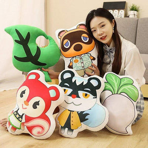 Planet Gates Cartoon Crossing Toys Plush Pillow Animal Crossing Cosplay Kawaii Soft Raccoon Blinder Cute Raccoon For Children Kids Toys Gift