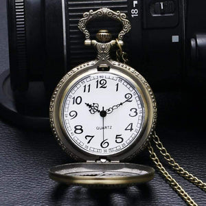 Planet Gates Cartoon Fullmetal Alchemist Edward Pocket Watch with Necklace & Pendant Chain Cosplay Costume Luxury Gift Set