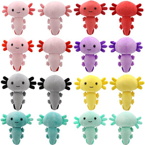 Planet Gates Cartoon Plush Axolotl Plush Toy Kawaii Animal Axolotl Plushies Figure Doll Toy Cartoon Pink Axolotl Stuffed Doll Gifts