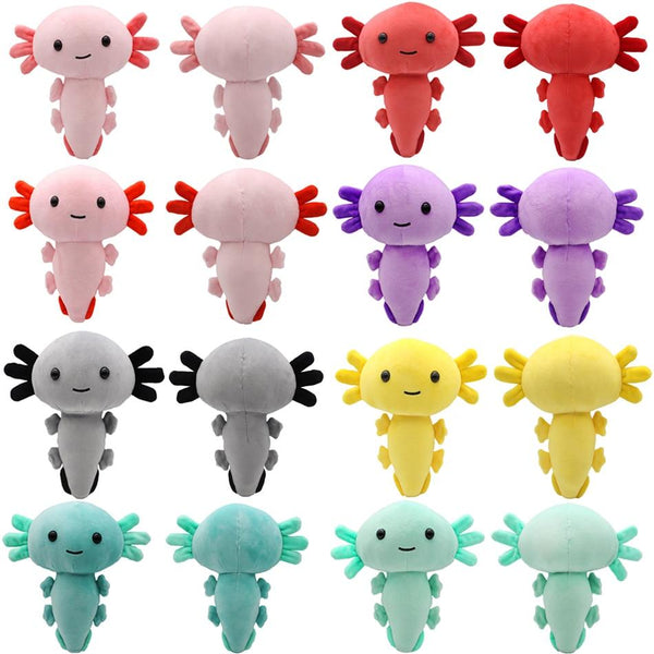 Planet Gates Cartoon Plush Axolotl Plush Toy Kawaii Animal Axolotl Plushies Figure Doll Toy Cartoon Pink Axolotl Stuffed Doll Gifts