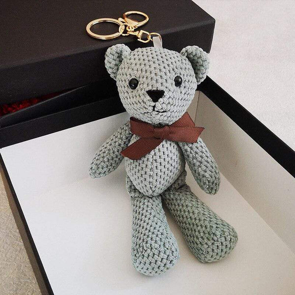 Planet Gates Cartoon Teddy Bear Rabbit Plush Toys Cute Bunny Keychain Pendant Doll Soft Stuffed Animal Plush Toy Wedding Party Birthday Decor