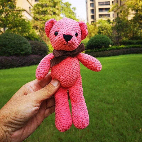 Planet Gates Cartoon Teddy Bear Rabbit Plush Toys Cute Bunny Keychain Pendant Doll Soft Stuffed Animal Plush Toy Wedding Party Birthday Decor