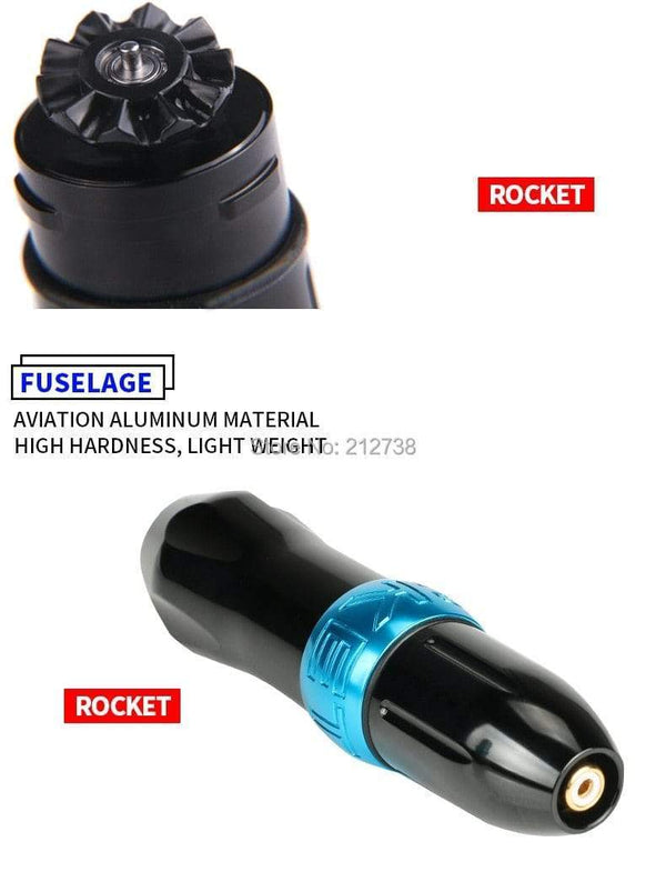 Planet Gates Cartridge Rocket  V1 Pen Rotary Tattoo Machine Kits RCA  Connection Shader Liner 6 Colors Assorted Tattoo Equpment