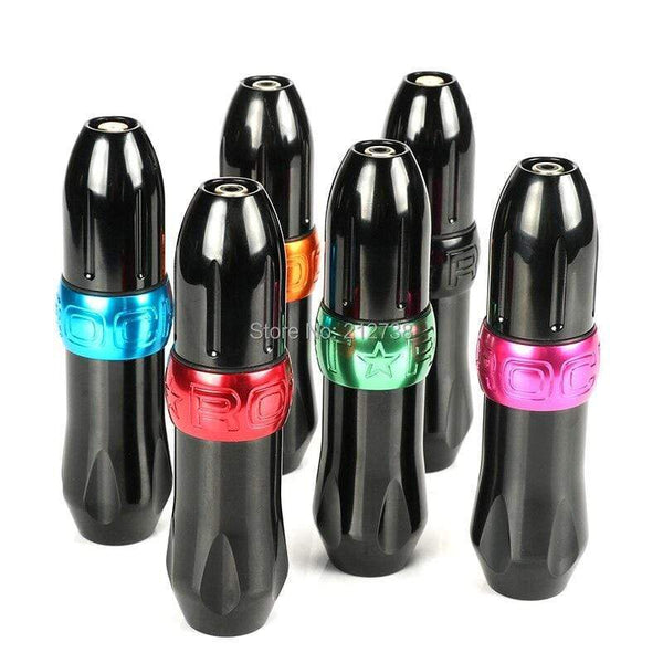 Planet Gates Cartridge Rocket  V1 Pen Rotary Tattoo Machine Kits RCA  Connection Shader Liner 6 Colors Assorted Tattoo Equpment