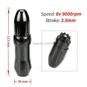 Planet Gates Cartridge Rocket  V1 Pen Rotary Tattoo Machine Kits RCA  Connection Shader Liner 6 Colors Assorted Tattoo Equpment