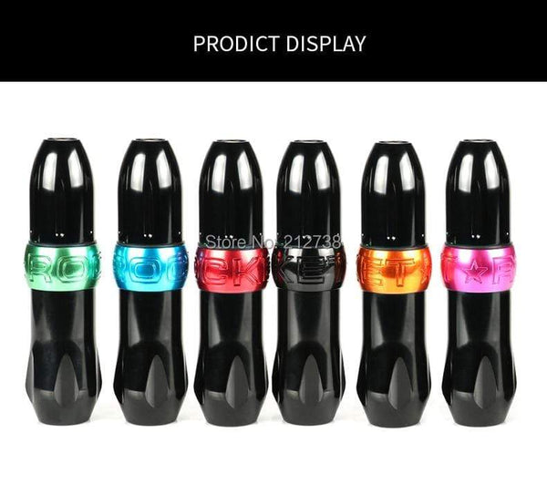 Planet Gates Cartridge Rocket  V1 Pen Rotary Tattoo Machine Kits RCA  Connection Shader Liner 6 Colors Assorted Tattoo Equpment