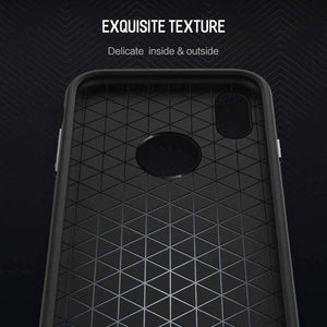 Planet Gates Case for iPhone X Slim Luxury Brand Phone Case PC+Silicone Phone Sleek Anti-Knock Back Cover for iPhoneX 5.8" Shell