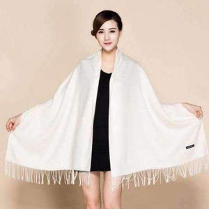 Planet Gates Cashmere scarf women large size winter pashmina wraps 260 gram around thicker winter long shawl